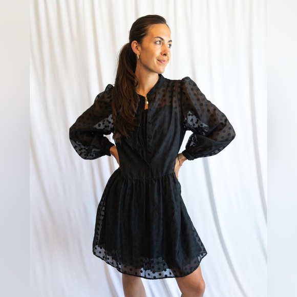 Sheer H&M Polka Dot Dress - Picture 1 of 7